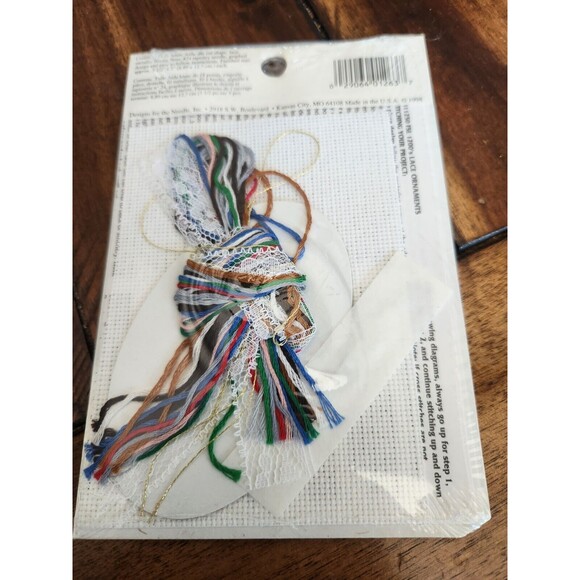 Designs for the Needle 1263 Rocking Horse Lace Ornament Cross Stitch Kit NEW - Picture 2 of 2